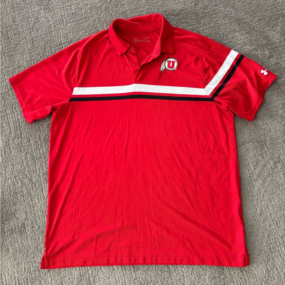 Men’s Utah Utes Red Polo Shirt